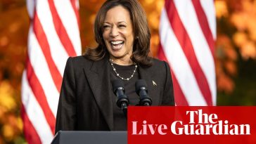 Kamala Harris joined by Lizzo at campaign event; Donald Trump rallies in Pennsylvania – live