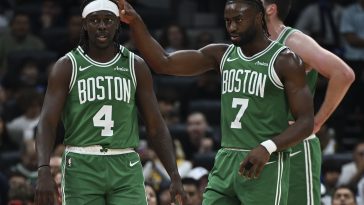 Boston Celtics NBA Jaylen Brown Jrue Holiday