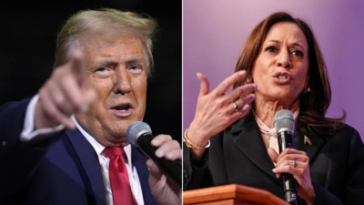 US Election 2024: Trump surpasses Harris for the first time, poll shows