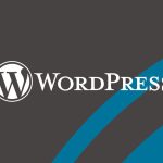 Vector illustration of the WordPress logo.