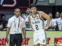 La Salle Green Archers' Vhoris Marasigan with coach Topex Robinson during a UAAP Season 87 men's basketball game