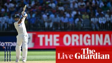 Australia v India: first men’s Test, day three – live