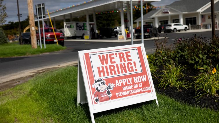 Friday's jobs report is expected to show the slowest pace of hiring in years