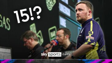 Grand Slam Of Darts Final | Luke Littler wins 15 legs in a row in the final!