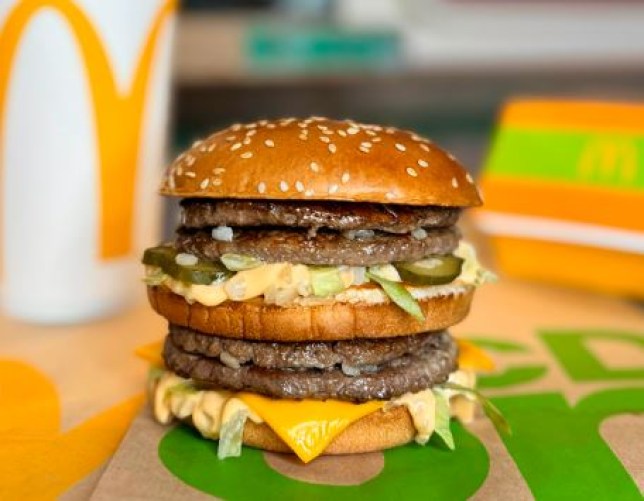 The Double Big Mac in McDonald's.