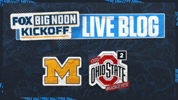 Michigan vs. No. 2 Ohio State live updates: Setting the stage from 'Big Noon Kickoff'