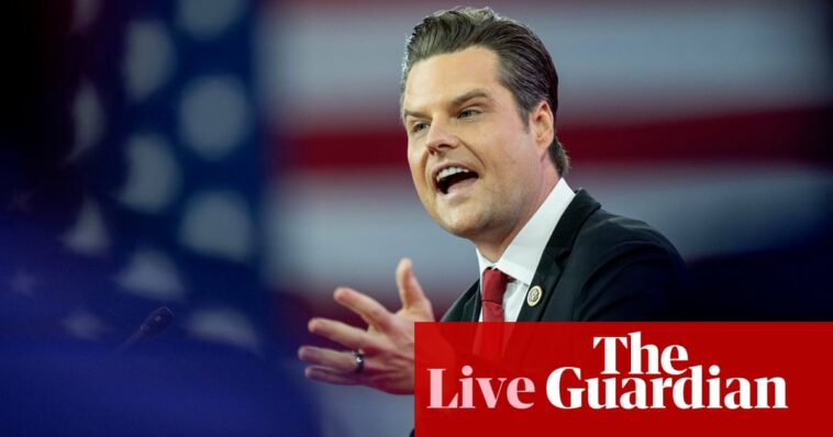 Outcry over stalemate on Gaetz report; Bernie Sanders’ Senate vote on blocking some arms to Israel fails – US politics live