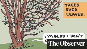 Simone Lia: Autumnal behaviour in nature and humans – cartoon