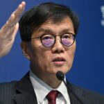 Bank of Korea governor Rhee Chang-yong said downside economic risks were growing