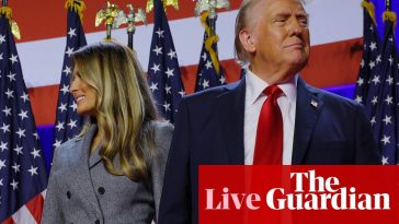 US election live: Trump prepares to choose top team as Harris tells supporters ‘do not despair’