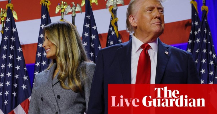 US election live: Trump prepares to choose top team as Harris tells supporters ‘do not despair’