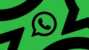 An image showing the WhatsApp logo in black