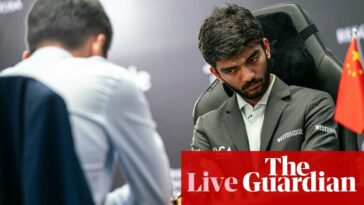 Ding Liren v Gukesh Dommaraju: World Chess Championship Game 14 – live updates