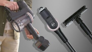 Image of Hoover Cordless Vacuum Cleaner with Anti Hair Wrap, in Rose - HF4 Pet Exclusive