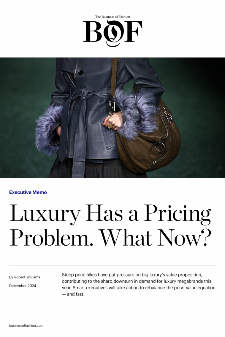 Executive Memo | Luxury Has a Pricing Problem. What Now?