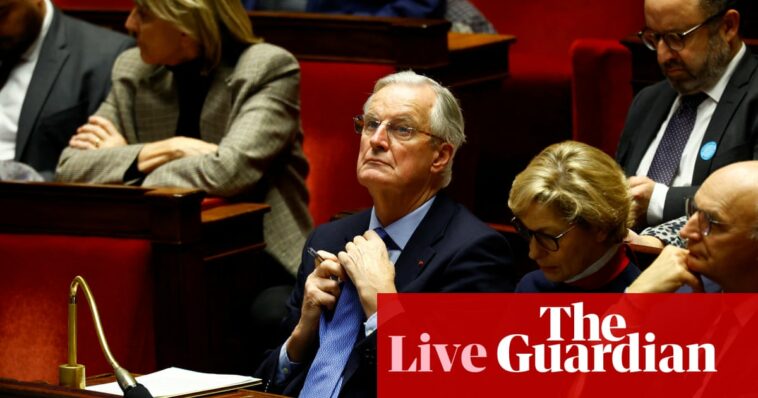 French parliament votes in no-confidence motion against Barnier government – Europe live