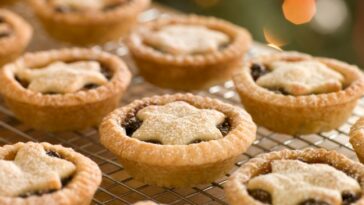 Mince Pies on a Cooling Rack