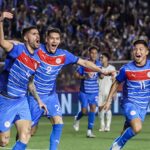 The Philippines celebrates after beating Thailand in the Asean Cup.