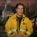 David Muir clothespin yellow fire jacket