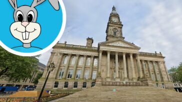 Find 'Bobbert the Bunny' in Bolton and  win a prize