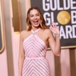 BEVERLY HILLS, CALIFORNIA - JANUARY 10: Margot Robbie attends the 80th Annual Golden Globe Awards at The Beverly Hilton on January 10, 2023 in Beverly Hills, California. (Photo by Matt Winkelmeyer/FilmMagic)