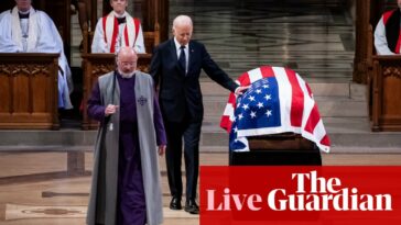 Joe Biden hails Jimmy Carter’s character in eulogy at memorial service celebrating former president’s long life – latest updates