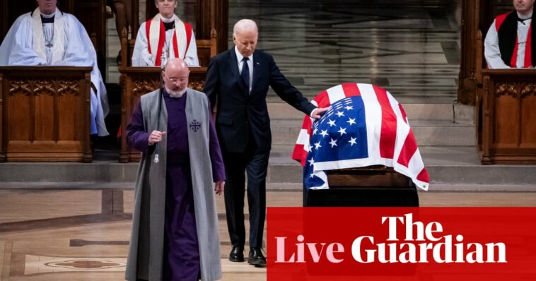 Joe Biden hails Jimmy Carter’s character in eulogy at memorial service celebrating former president’s long life – latest updates