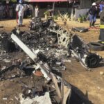 Plane crash-lands and bursts into flames in Kenya, killing 3 on the ground