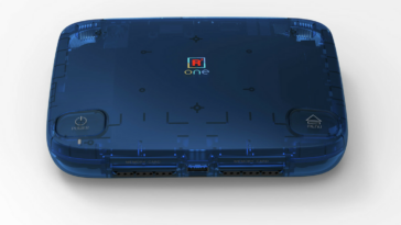 Image showing the Transparent Blue version of the SuperStation One from above.