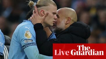 Pep Guardiola on Haaland injury and De Bruyne absence – live football news