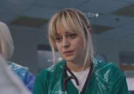 Casualty,20-04-2024,24 - Deputy Heads Will Roll,24,Nicole Piper (SAMMY DOBSON),BBC STUDIOS,SCREENGRAB