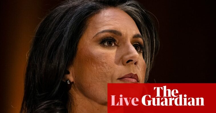 Tulsi Gabbard’s nomination as national intelligence director advances in key Senate committee vote – live