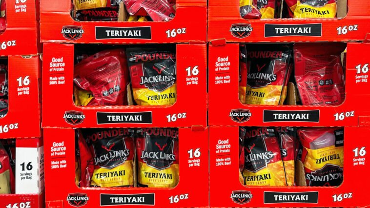 Teriyaki Beef Jerky in a Sam's Club wholesale store