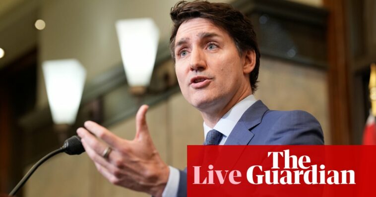 Trudeau calls Trump tariffs on Canada ‘a very dumb thing to do’ – live